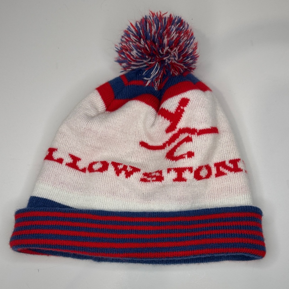 Rare Vintage YELLOWSTONE CLUB Hat w/ Pom Pom
